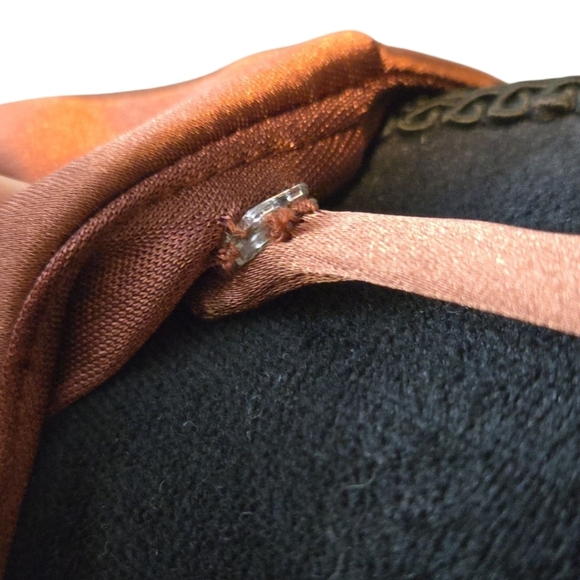 Reverly Maya Copper Satin Dress Size 4 - Picture 7 of 10